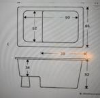 Zitbad, Huis en Inrichting, Badkamer | Badkamermeubels, Gebruikt, Overige typen, Minder dan 100 cm, 25 tot 50 cm