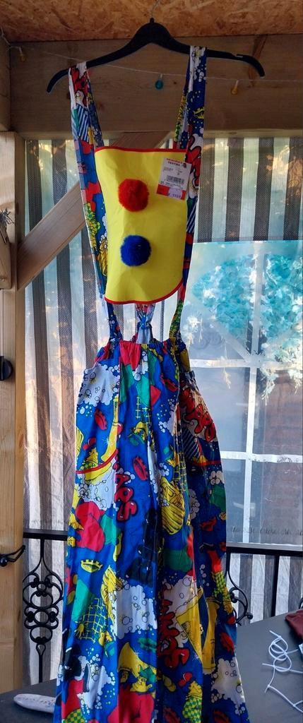 Overal clown maat 54, Kleding | Heren, Carnavalskleding en Feestkleding, Nieuw, Kleding, Carnaval, Maat 52/54 (L), Ophalen of Verzenden