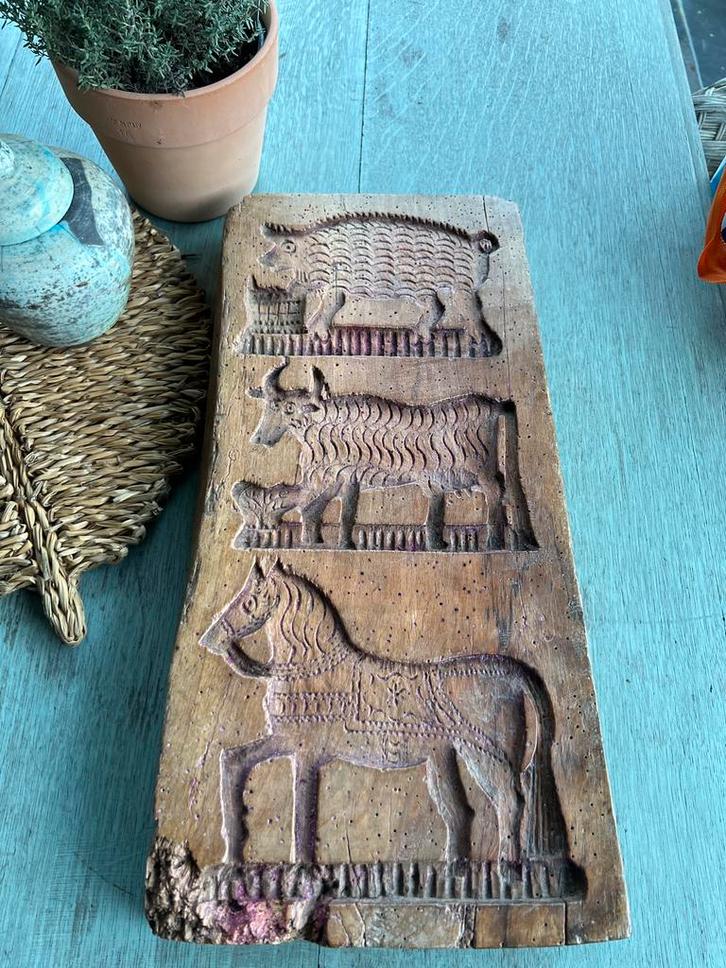 Antieke eiken speculaasplank, Antiek en Kunst, Antiek | Keukenbenodigdheden, Ophalen of Verzenden