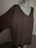 zwarte top, longsleeve, shirt, van Norah met 3/4 mouwen. XXL, Norah, ., Zwart, Maat 46/48 (XL) of groter