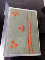 Vintage / retro deurgreep voordeur handvat grijs oranje, Antiek en Kunst, Curiosa en Brocante, Ophalen of Verzenden