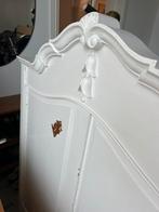 Bed Eenpersoonsbed hout antiek met lattenbodem, Ophalen