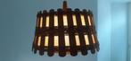 Vintage Scandinavische hanglamp, Huis en Inrichting, Lampen | Plafondlampen, Ophalen, Gebruikt, Hout