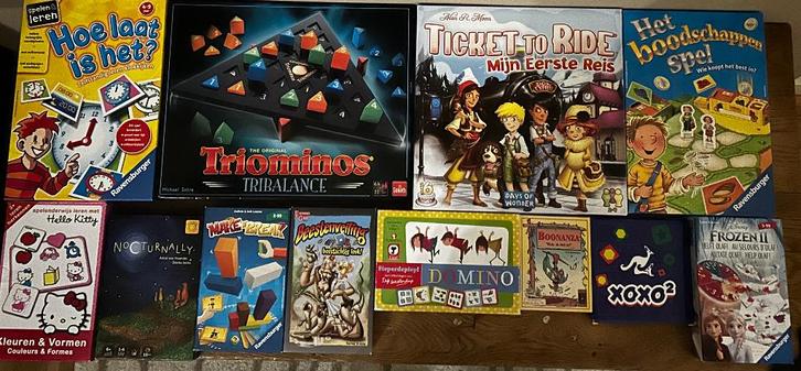 Diverse spelletjes, Hobby en Vrije tijd, Gezelschapsspellen | Bordspellen, Zo goed als nieuw, Ophalen of Verzenden