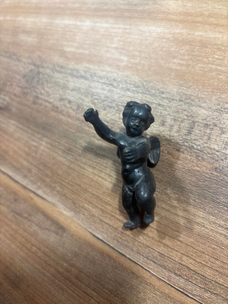 Oude bronzen engel, Ophalen of Verzenden