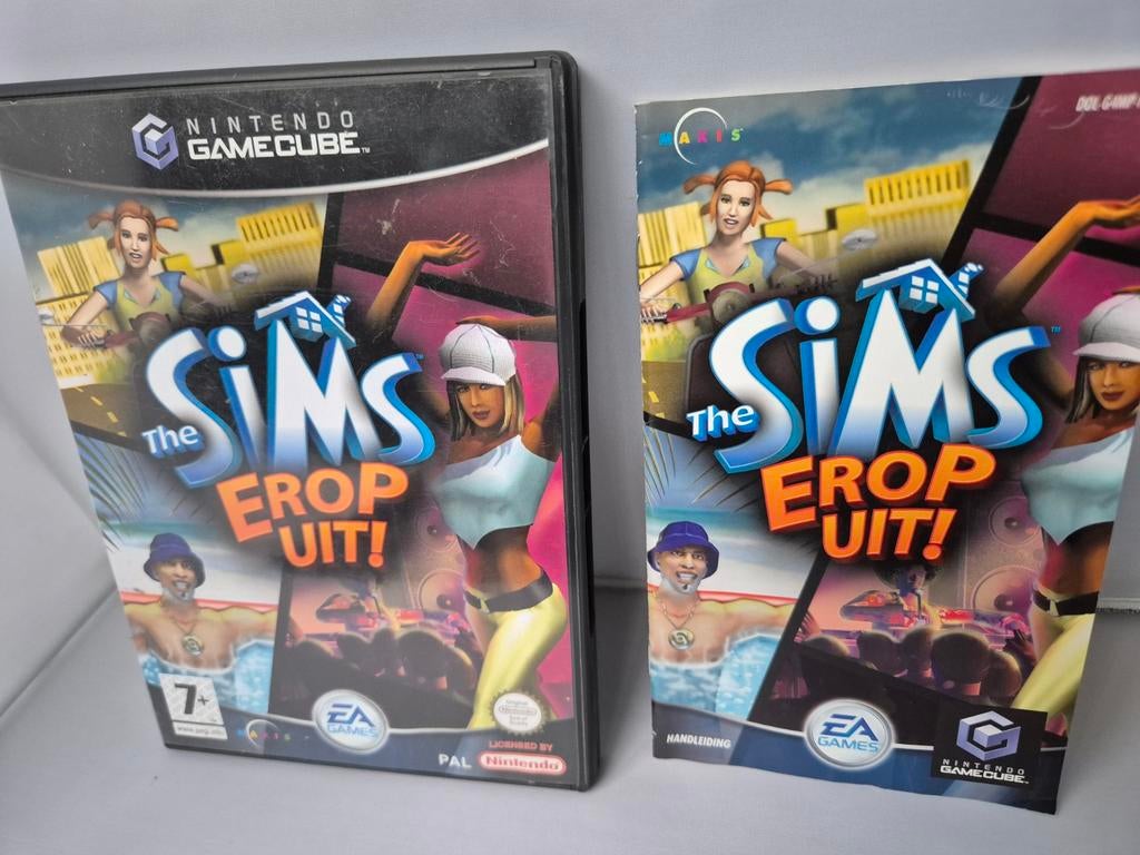 De Sims Erop Uit The Sims Bustin' Out GameCube, Spelcomputers en Games, Games | Nintendo GameCube, Zo goed als nieuw, Simulatie