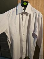 Herenoverhemd wit mt M slimfit zgan, Ophalen of Verzenden, Zo goed als nieuw, Wit, Halswijdte 39/40 (M)
