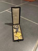 Goude medaille in doos ww2, Ophalen of Verzenden, Landmacht, Lintje, Medaille of Wings