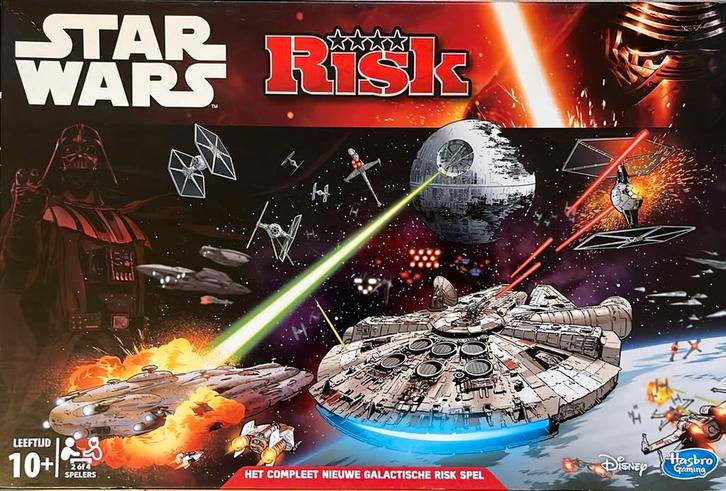 Star Wars Risk Bordspel - Risk - Hasbro / Disney, Hobby en Vrije tijd, Gezelschapsspellen | Bordspellen, Zo goed als nieuw, Drie of vier spelers