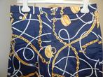 Lauren Ralph Lauren korte broek donker blauw ketting print M, Kleding | Dames, Maat 38/40 (M), Kort, Zo goed als nieuw, Ralph Lauren