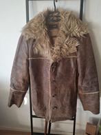 Mooie bruine leren lammy coat van Saki puls, Bruin, Ophalen of Verzenden, Zo goed als nieuw, Maat 34 (XS) of kleiner