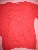 Rood shirt, 104/110, Girls, Kinderen en Baby's, Kinderkleding | Maat 104, Meisje, Ophalen of Verzenden, Zo goed als nieuw, Shirt of Longsleeve