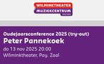 1 ticket Peter Pannekoek - Enschede Oudejaarsconference 2025, Tickets en Kaartjes, Theater | Cabaret en Komedie, Eén persoon, November