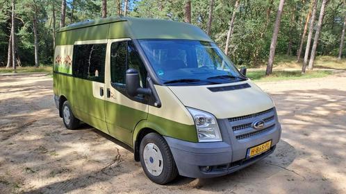 Ford Transit zelfbouw Buscamper, Caravans en Kamperen, Campers, Particulier, Bus-model, tot en met 2, Ford, Diesel, 5 tot 6 meter