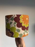 Retro lampenkap met groen bruine bloemen, Bruin, Rond, Nieuw, Ophalen of Verzenden