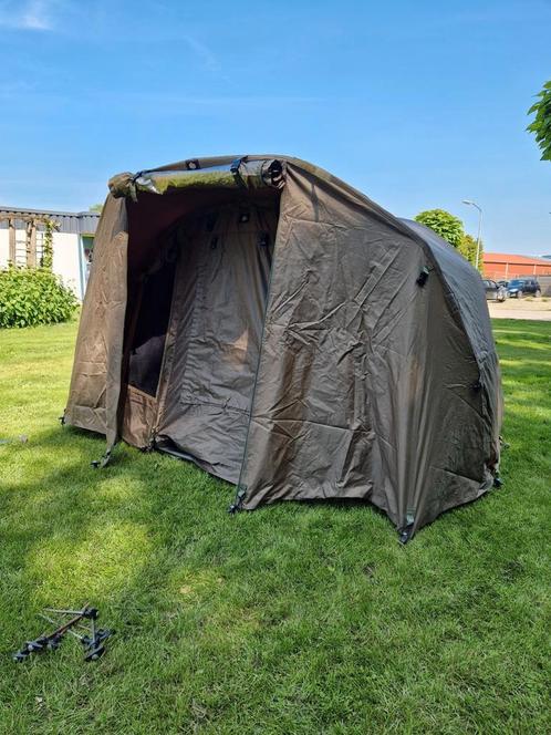 Nachtvis tent + stretcher, Watersport en Boten, Hengelsport | Karpervissen, Zo goed als nieuw, Overige typen, Ophalen of Verzenden