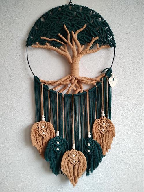 Macramé levensboom / Tree of Life. Sisters Forever., Huis en Inrichting, Woonaccessoires | Wanddecoraties, Nieuw, Ophalen of Verzenden