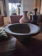 Luksa houten schaal / vijzel, Huis en Inrichting, Woonaccessoires | Schalen en Manden, Ophalen of Verzenden, Nieuw, Rond, Hout
