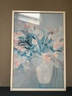 Pastel Tulpen Poster in Witte Lijst, Huis en Inrichting, Woonaccessoires | Schilderijen, Tekeningen en Foto's, Ophalen, Oorspronkelijke maker