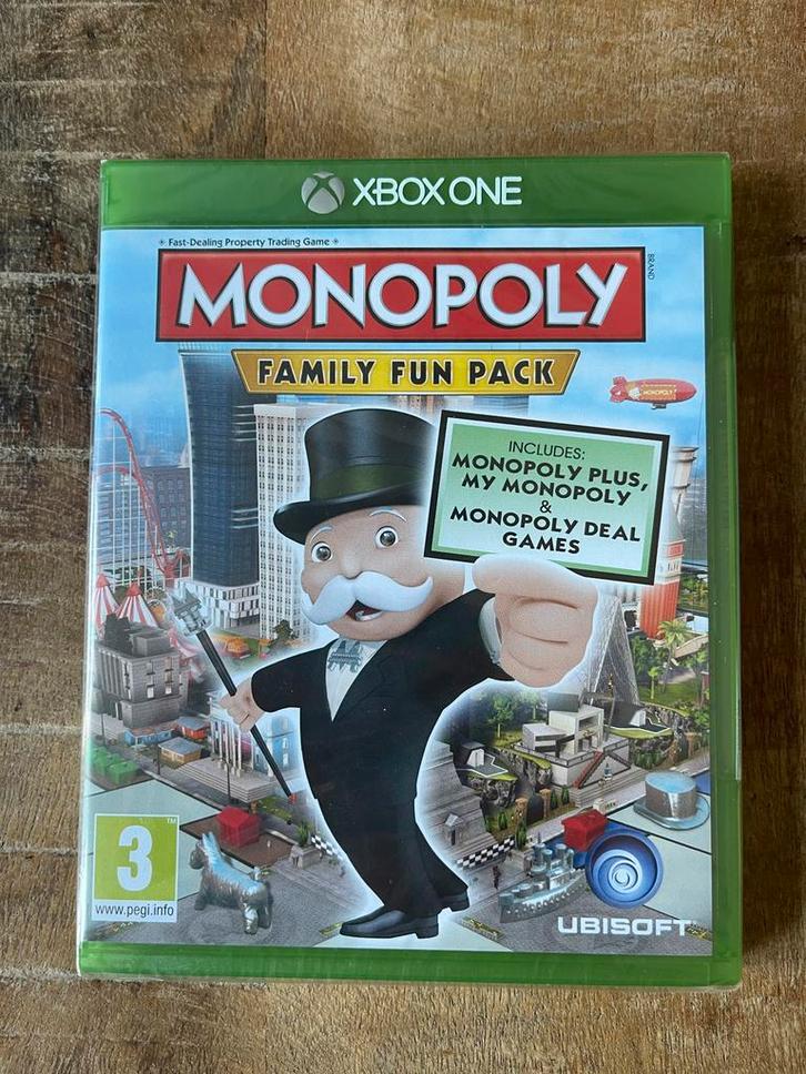 Monopoly Family Fun Pack - Xbox One - Nieuw in Seal!, Spelcomputers en Games, Games | Xbox One, Nieuw, Strategie en Constructie