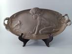 WMF Jugendstil Art Nouveau schaaltje meisje met slak, Ophalen of Verzenden