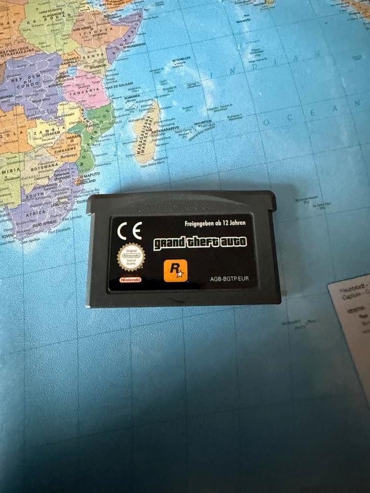 Grand Theft Auto GBA - Gameboy Advance, Spelcomputers en Games, Games | Nintendo Game Boy, Gebruikt, Avontuur en Actie, 1 speler