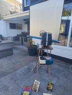 Super 8 filmcamera, projector, projectie scherm en tafeltje, Verzamelen, Fotografica en Filmapparatuur, Ophalen, 1960 tot 1980