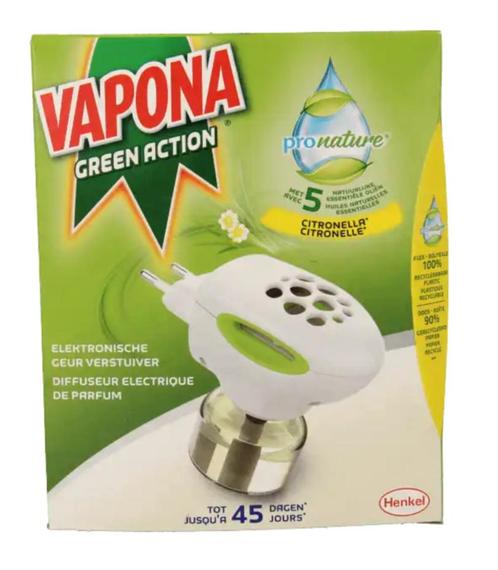 Vapona Pronature Green Action Elektronische Verstuiver Nieuw, Tuin en Terras, Bestrijdingsmiddelen, Nieuw, Ongediertebestrijding
