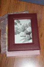 fotolijst 13x18 cm rood/bruin leer, Ophalen of Verzenden, Nieuw
