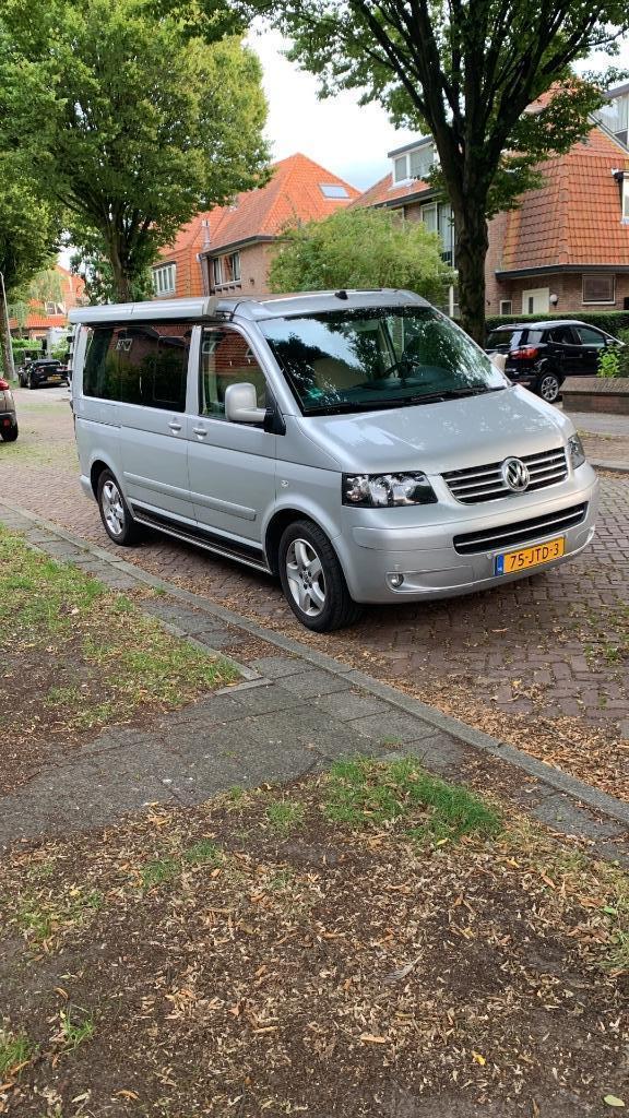 VW California T5 DSG Automaat 174 PK | 2004 | 276.000 km, Caravans en Kamperen, Campers, Particulier, tot en met 4, Buscamper of Camperbus