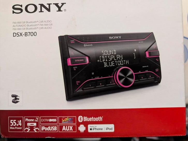 2007 Saab 93 Sony autoradio inclusief inbouwkader etc..., Auto diversen, Autoradio's, Zo goed als nieuw, Ophalen