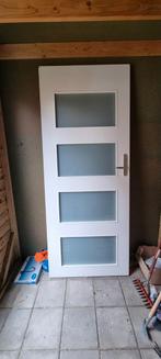 Links draaiende opdek deur, Doe-het-zelf en Verbouw, Deuren en Horren, Ophalen, Gebruikt, 80 tot 100 cm, 215 cm of meer