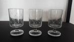 Drie Port/Aperatief Glazen met wijberjes gravering met ster, Verzamelen, Glas en Borrelglaasjes, Overige typen, Ophalen of Verzenden