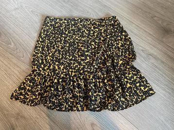 Seven sisters dames oker geel ruffle rok skirt mt S beschikbaar voor biedingen