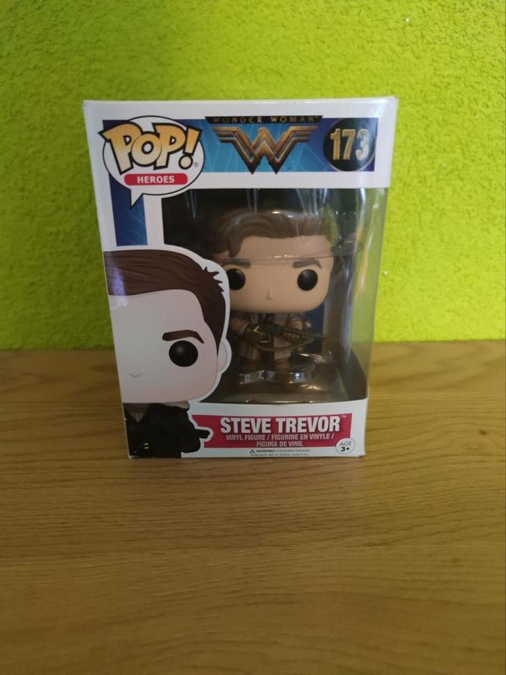 Funko pop! Steve Trevor #173, Verzamelen, Poppetjes en Figuurtjes, Zo goed als nieuw, Ophalen of Verzenden