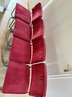 Kamerstoelen Zuiver (4x) rood, Ophalen, Overige materialen, Gebruikt, Vier