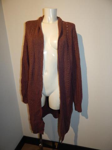 Repeat langer vest aparte tint open sier werkjes wol cashme beschikbaar voor biedingen