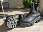 Rulle London faux leather boots, Verzenden, Gedragen, Zwart, Lage of Enkellaarzen