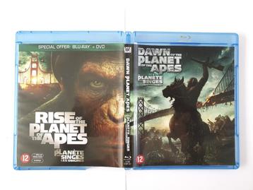 Rise + Dawn of the Planet of the Apes (2 disc) beschikbaar voor biedingen