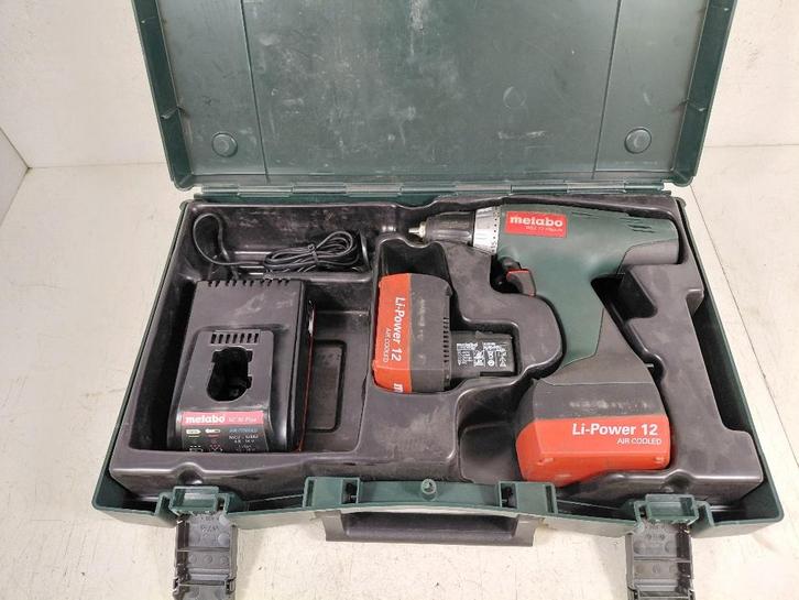 Metabo BSZ 12 Impuls accu boor- schroefmachine., Doe-het-zelf en Verbouw, Gereedschap | Boormachines, Gebruikt, Boor- en Schroefmachine