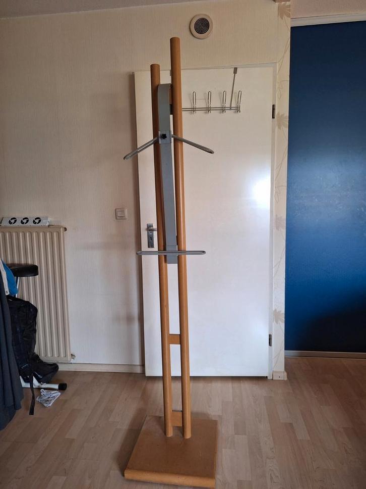 Verstelbare Kledingstandaard, Huis en Inrichting, Woonaccessoires | Kapstokken, Gebruikt, Staande kapstok, 150 tot 200 cm, Hout