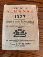 Leidsche Almanak 1937 - Zeldzaam Historisch Document, Ophalen, F.W.M. Trap