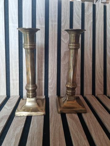 Messing Kandelaars - Set van 2 beschikbaar voor biedingen