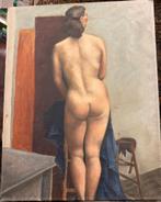 Emile Baes  Olieverf op doek, Antiek en Kunst, Kunst | Schilderijen | Klassiek, Ophalen