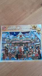 KING Kerstpuzzel 1000 stukjes. Draaimolen., Hobby en Vrije tijd, Ophalen, 500 t/m 1500 stukjes, Zo goed als nieuw