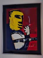 Herman brood Banjoman / Gitarist / The Smoker Handgesigneerd, Antiek en Kunst, Ophalen of Verzenden