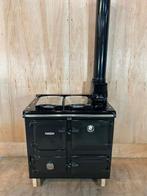 Aga / Rayburn 355SFW Houtgestookt fornuis met boiler, 60 cm of meer, 5 kookzones of meer, Vrijstaand, 90 tot 95 cm