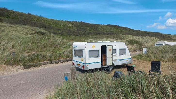 Eifelland holiday 460 1998 5-persoons B-rijbewijs, Caravans en Kamperen, Caravans, Particulier, tot en met 5, 750 - 1000 kg, Rondzit