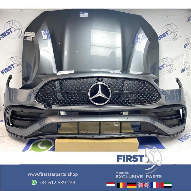 W206 S206 C43 AMG LINE VOORKOP Mercedes C Klasse FRONT 2021-, Auto-onderdelen, Carrosserie en Plaatwerk, Bumper, Mercedes-Benz