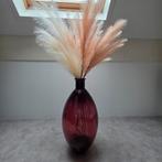 Vaas met pampas., Ophalen, Overige kleuren, 50 tot 75 cm, Glas